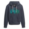 Kapuzenpullover mit ton-in-ton Vintage-Logo Kapuzenpullover mit ton-in-ton Vintage-Logo