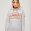 Kapuzenpullover mit tonaler Vintage-Logo-Grafik Kapuzenpullover mit tonaler Vintage-Logo-Grafik