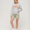 Kapuzenpullover mit tonaler Vintage-Logo-Grafik Kapuzenpullover mit tonaler Vintage-Logo-Grafik