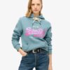 Kapuzenpullover mit verziertem Vintage-Logo Kapuzenpullover mit verziertem Vintage-Logo