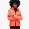 Klassische Puffer-Daunenjacke mit Kapuze
