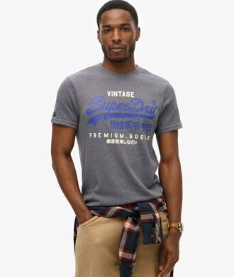 Klassisches Vintage-Logo-Heritage-T-Shirt