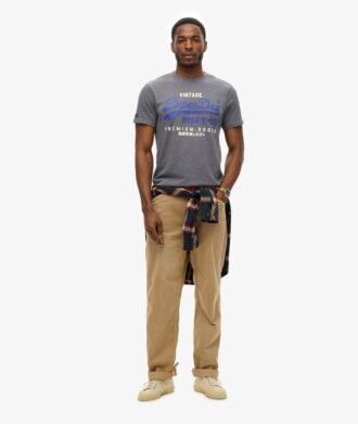 Klassisches Vintage-Logo-Heritage-T-Shirt