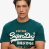Klassisches Vintage-Logo-Heritage-T-Shirt