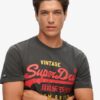 Klassisches Vintage-Logo-Heritage-T-Shirt