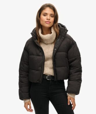 Kurze Cocoon-Puffer-Jacke
