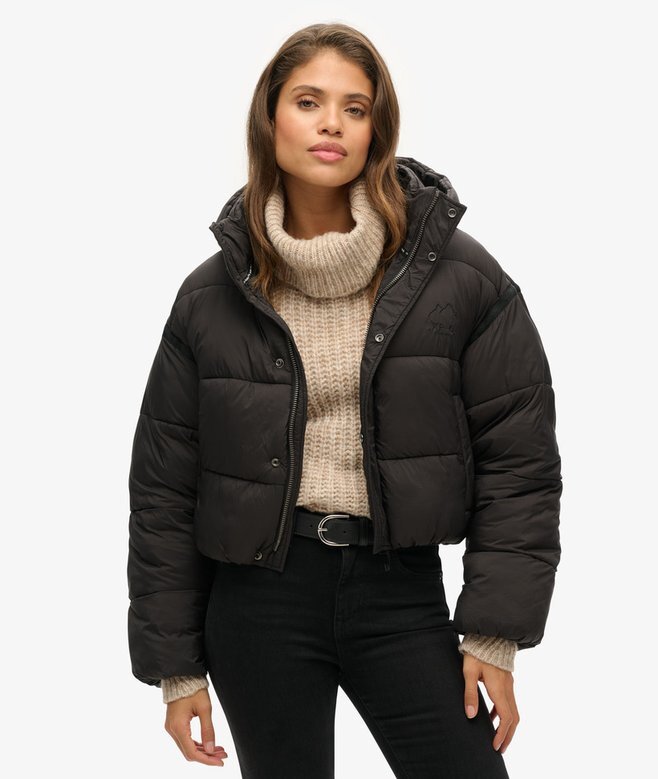 Kurze Cocoon-Puffer-Jacke Kurze Cocoon-Puffer-Jacke