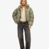 Kurze Cocoon-Puffer-Jacke Kurze Cocoon-Puffer-Jacke
