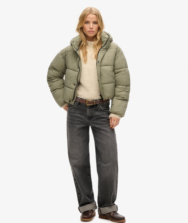 Kurze Cocoon-Puffer-Jacke Kurze Cocoon-Puffer-Jacke