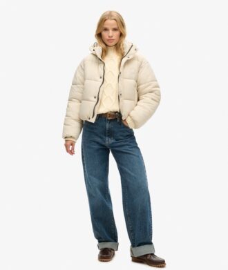 Kurze Cocoon-Puffer-Jacke Kurze Cocoon-Puffer-Jacke