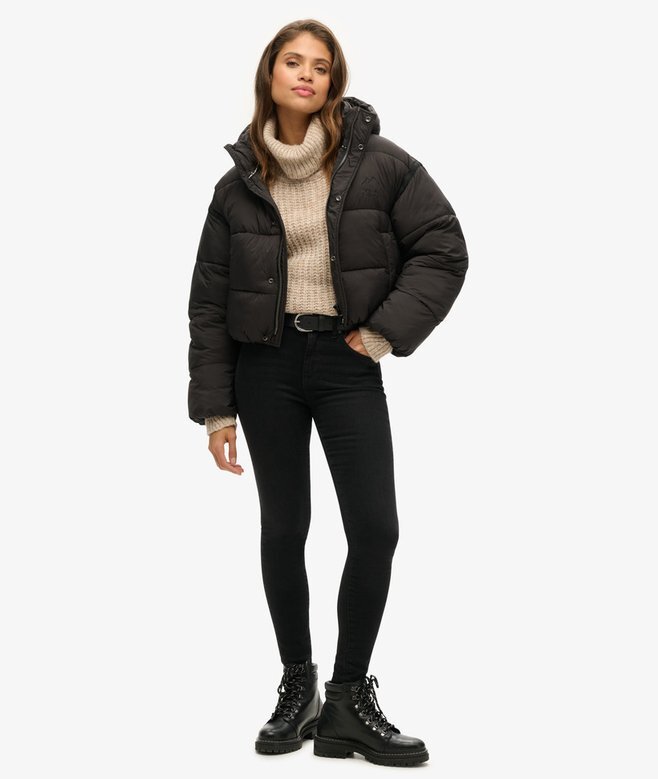 Kurze Cocoon-Puffer-Jacke Kurze Cocoon-Puffer-Jacke