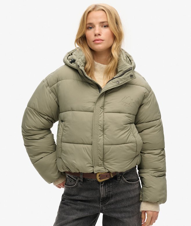Kurze Cocoon-Puffer-Jacke Kurze Cocoon-Puffer-Jacke