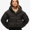 Kurze Cocoon-Puffer-Jacke Kurze Cocoon-Puffer-Jacke