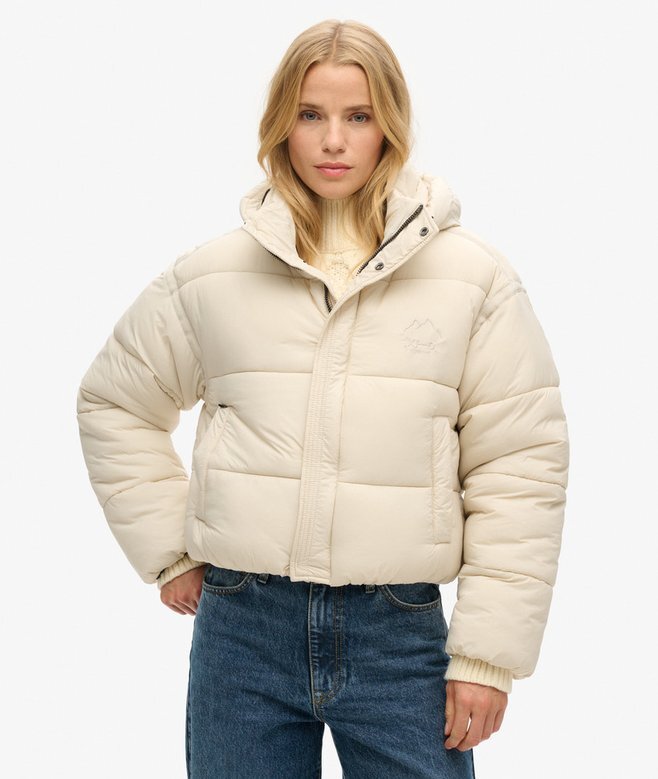 Kurze Cocoon-Puffer-Jacke Kurze Cocoon-Puffer-Jacke