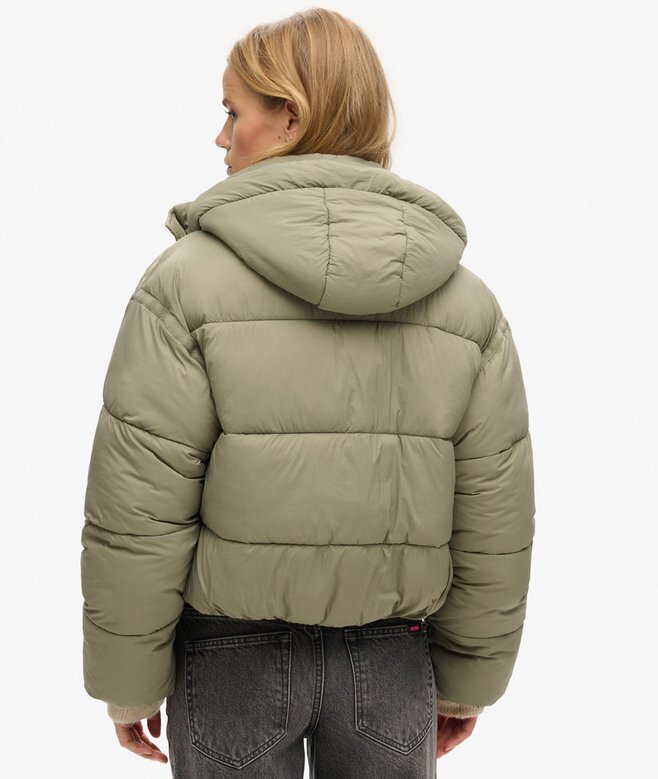 Kurze Cocoon-Puffer-Jacke Kurze Cocoon-Puffer-Jacke