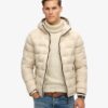 Kurze, quilted Daunenjacke