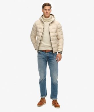 Kurze, quilted Daunenjacke