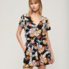 Kurzärmeliger Strand-Playsuit