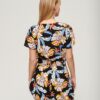 Kurzärmeliger Strand-Playsuit