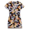 Kurzärmeliger Strand-Playsuit