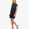Kurzärmeliges A-Linien-Minikleid