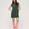 Kurzärmeliges A-Linien-Minikleid