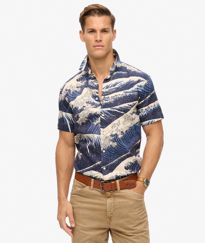 Kurzärmeliges Hawaiihemd Kurzärmeliges Hawaiihemd