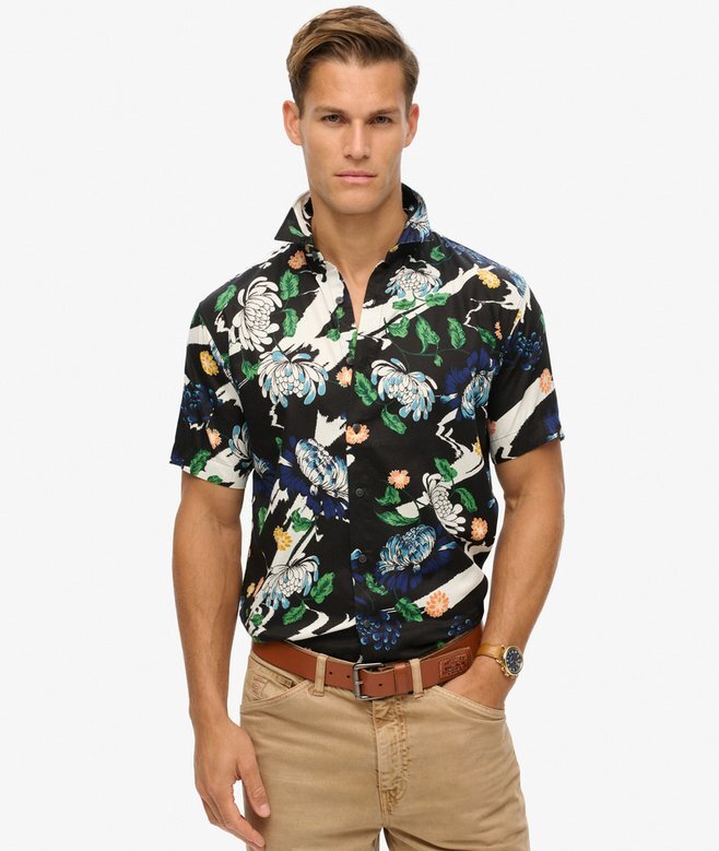 Kurzärmeliges Hawaiihemd Kurzärmeliges Hawaiihemd