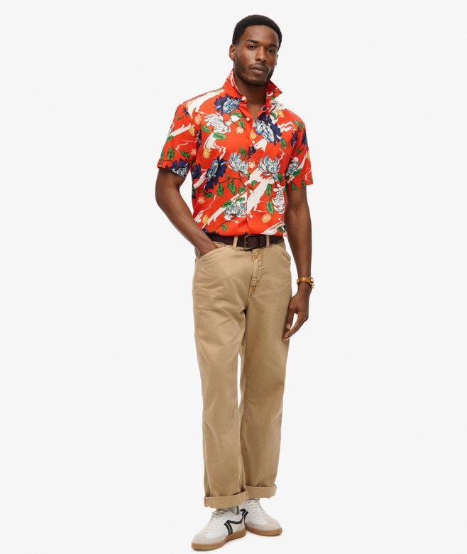 Kurzärmeliges Hawaiihemd Kurzärmeliges Hawaiihemd