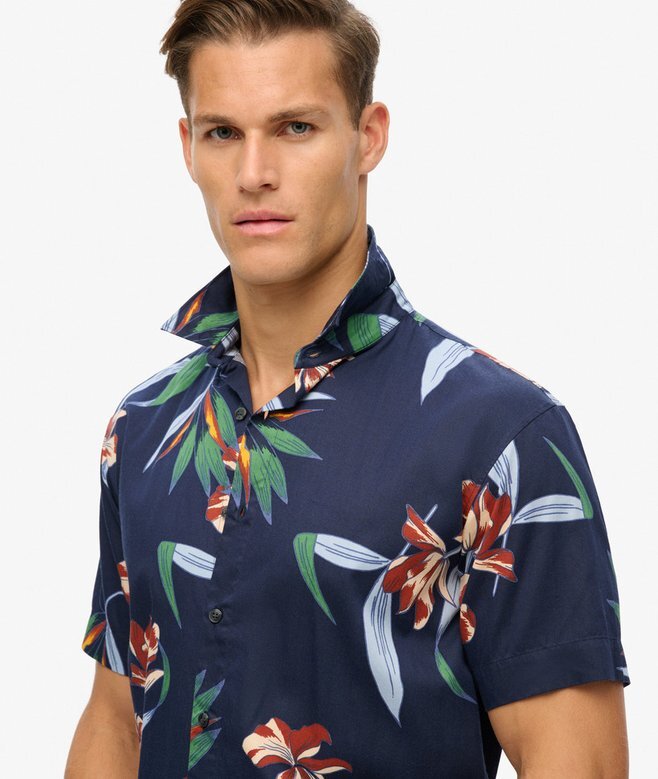 Kurzärmeliges Hawaiihemd Kurzärmeliges Hawaiihemd