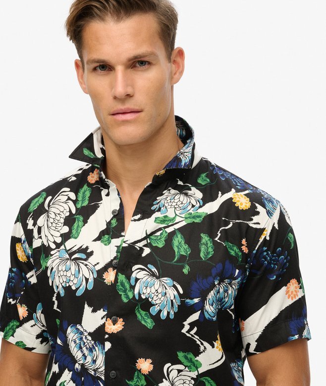 Kurzärmeliges Hawaiihemd Kurzärmeliges Hawaiihemd