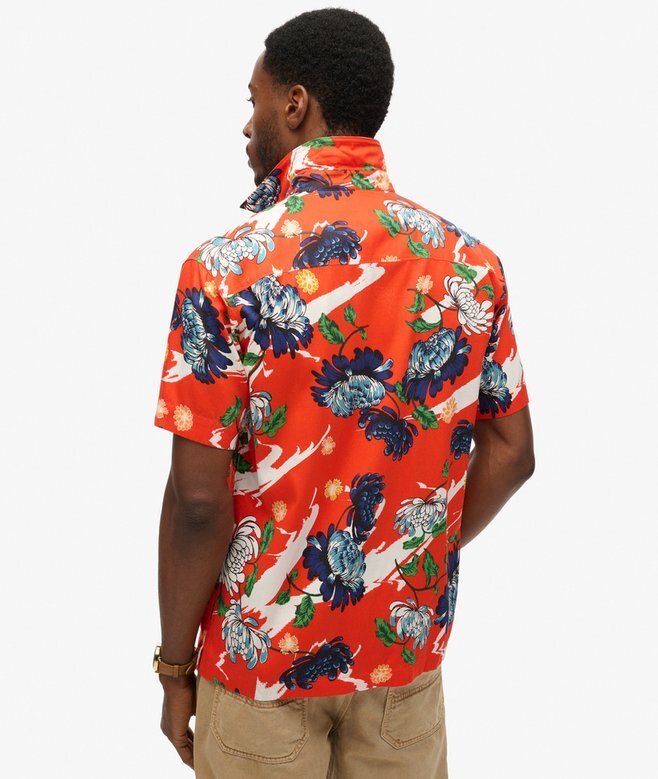Kurzärmeliges Hawaiihemd Kurzärmeliges Hawaiihemd