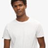 Kurzärmeliges Slub-T-Shirt mit Rundhalsausschnitt Kurzärmeliges Slub-T-Shirt mit Rundhalsausschnitt