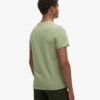 Kurzärmeliges Slub-T-Shirt mit Rundhalsausschnitt Kurzärmeliges Slub-T-Shirt mit Rundhalsausschnitt