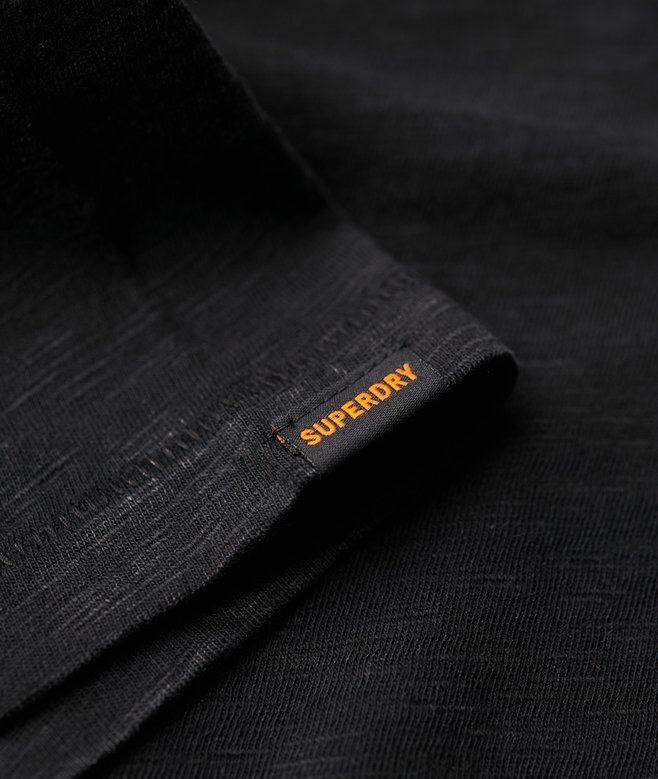 Kurzärmeliges Slub-T-Shirt mit Rundhalsausschnitt Kurzärmeliges Slub-T-Shirt mit Rundhalsausschnitt