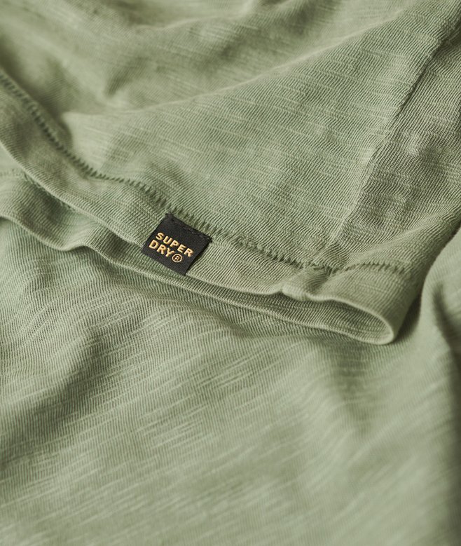 Kurzärmeliges Slub-T-Shirt mit Rundhalsausschnitt Kurzärmeliges Slub-T-Shirt mit Rundhalsausschnitt