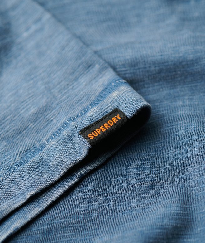 Kurzärmeliges Slub-T-Shirt mit Rundhalsausschnitt Kurzärmeliges Slub-T-Shirt mit Rundhalsausschnitt