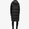 Lange Hooded Puffer-Weste Lange Hooded Puffer-Weste