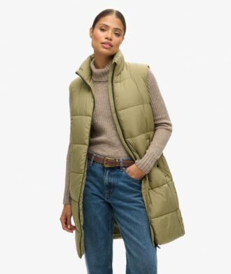 Lange, Quilted Weste