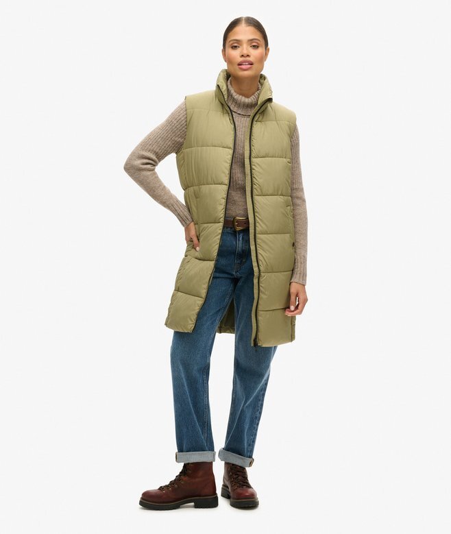 Lange, Quilted Weste Lange, Quilted Weste