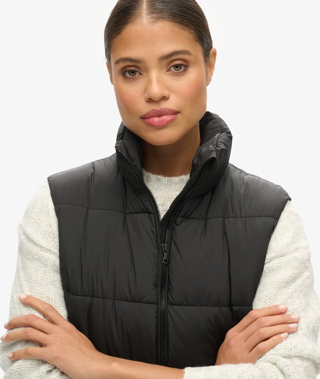 Lange, Quilted Weste Lange, Quilted Weste