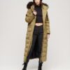 Langer Hooded Parka aus Kunstfell Langer Hooded Parka aus Kunstfell