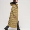 Langer Hooded Parka aus Kunstfell Langer Hooded Parka aus Kunstfell