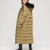 Langer Hooded Parka aus Kunstfell Langer Hooded Parka aus Kunstfell