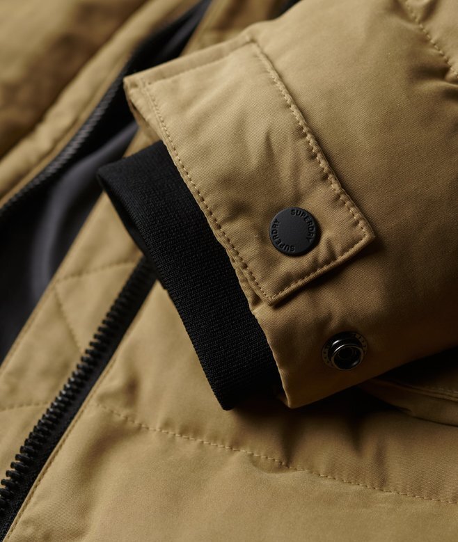 Langer Hooded Parka aus Kunstfell Langer Hooded Parka aus Kunstfell