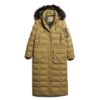 Langer Hooded Parka aus Kunstfell Langer Hooded Parka aus Kunstfell
