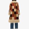 Langer Patchwork-Afghan-Mantel Langer Patchwork-Afghan-Mantel