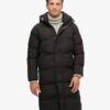 Langer Puffer-Mantel mit Kapuze Langer Puffer-Mantel mit Kapuze