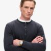 Langärmliges Jersey-Henley-Oberteil