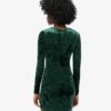 Langärmliges Minikleid aus Samt